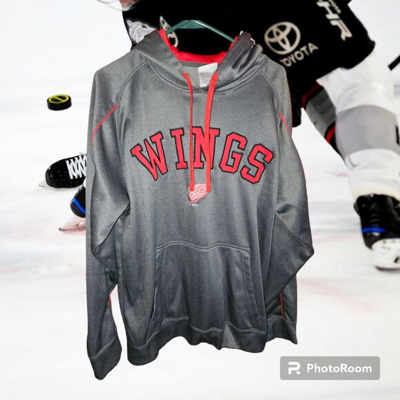 NHL Detroit Red Wings Hoodie Size L (V44) - Picture 1 of 2